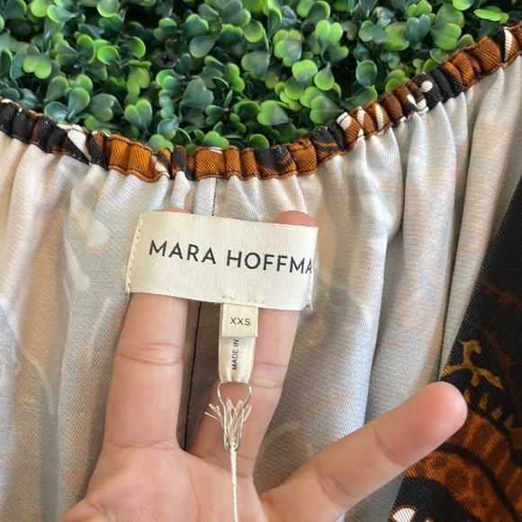 NWT MARA HOFFMAN Agnella Maxi Wrap Dress - Picture 8 of 15